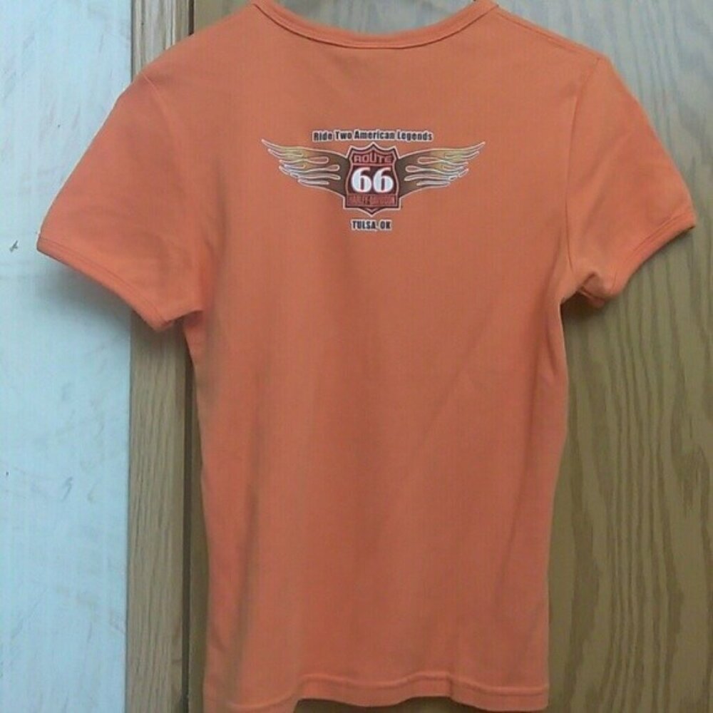HARLEY DAVIDSON Medium Shirt Route 66 Tulsa OK - Picture 5 of 5